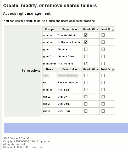 Configure permissions